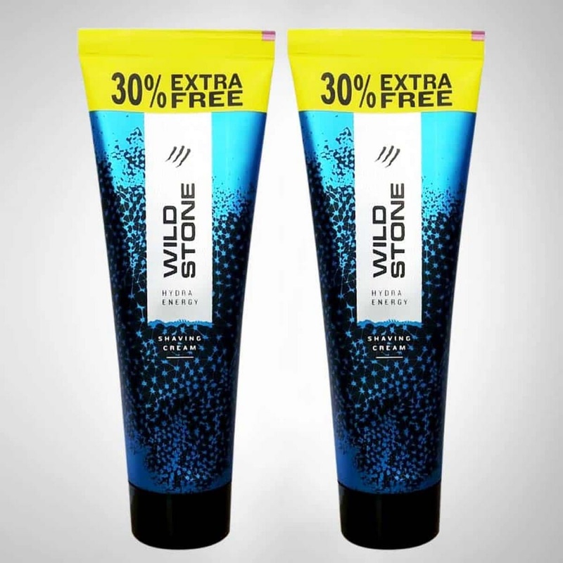 Wild Stone Hydra Energy Shaving Cream Pack of 2 (78 gm Each)