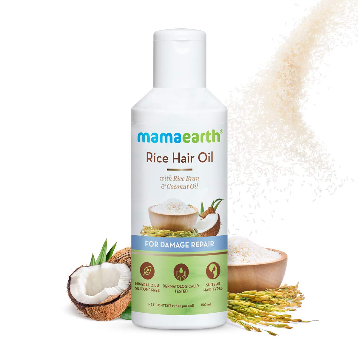 Mamaearth Rice Hair Oil (150ml)