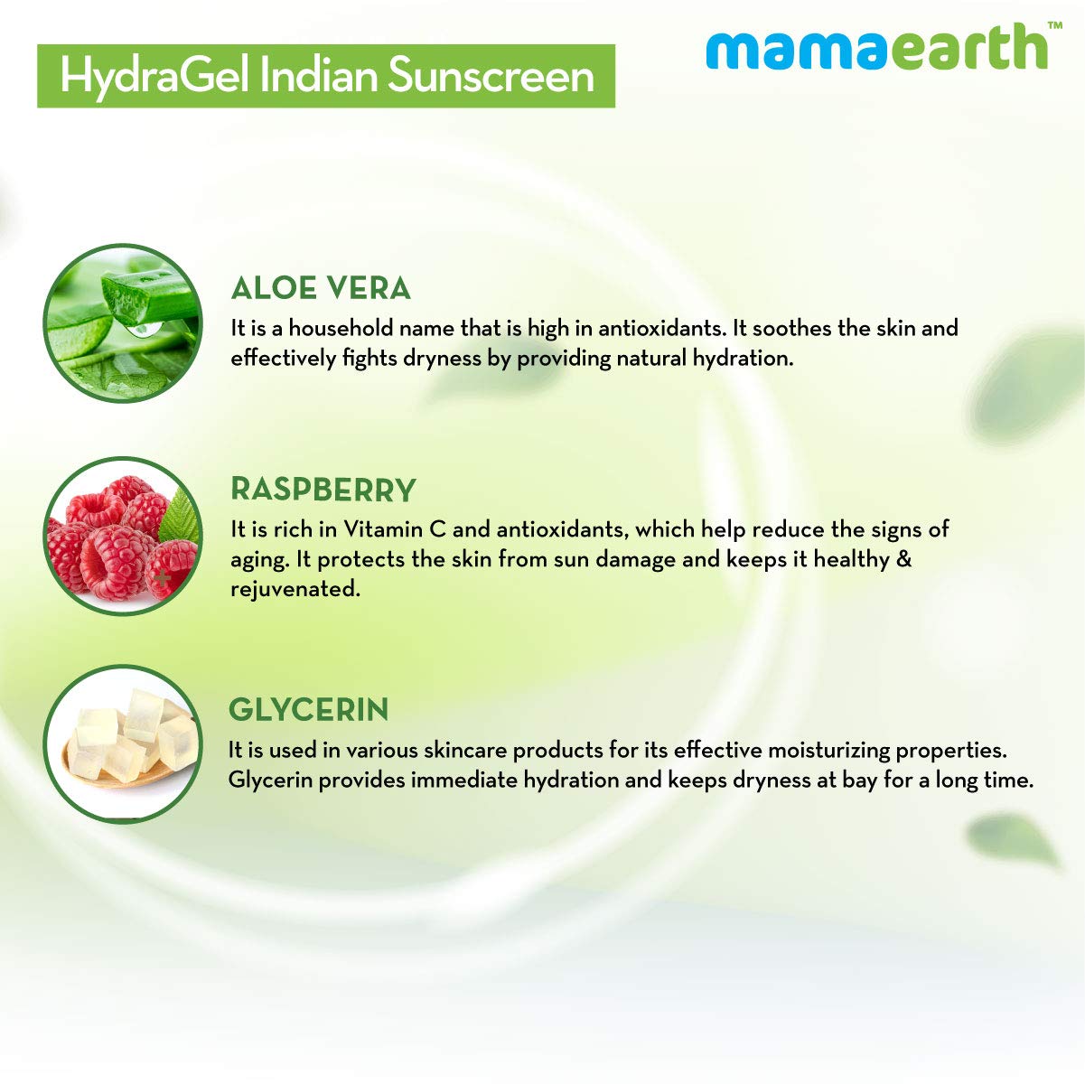 Mamaearth HydraGel Indian Sunscreen (50g)