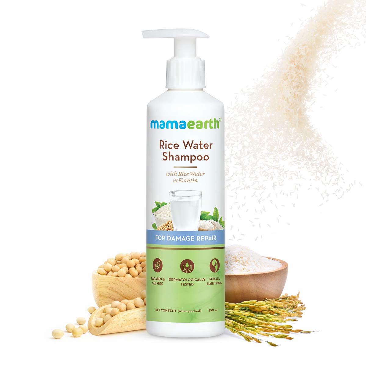 Mamaearth Rice Water Shampoo (250ml)