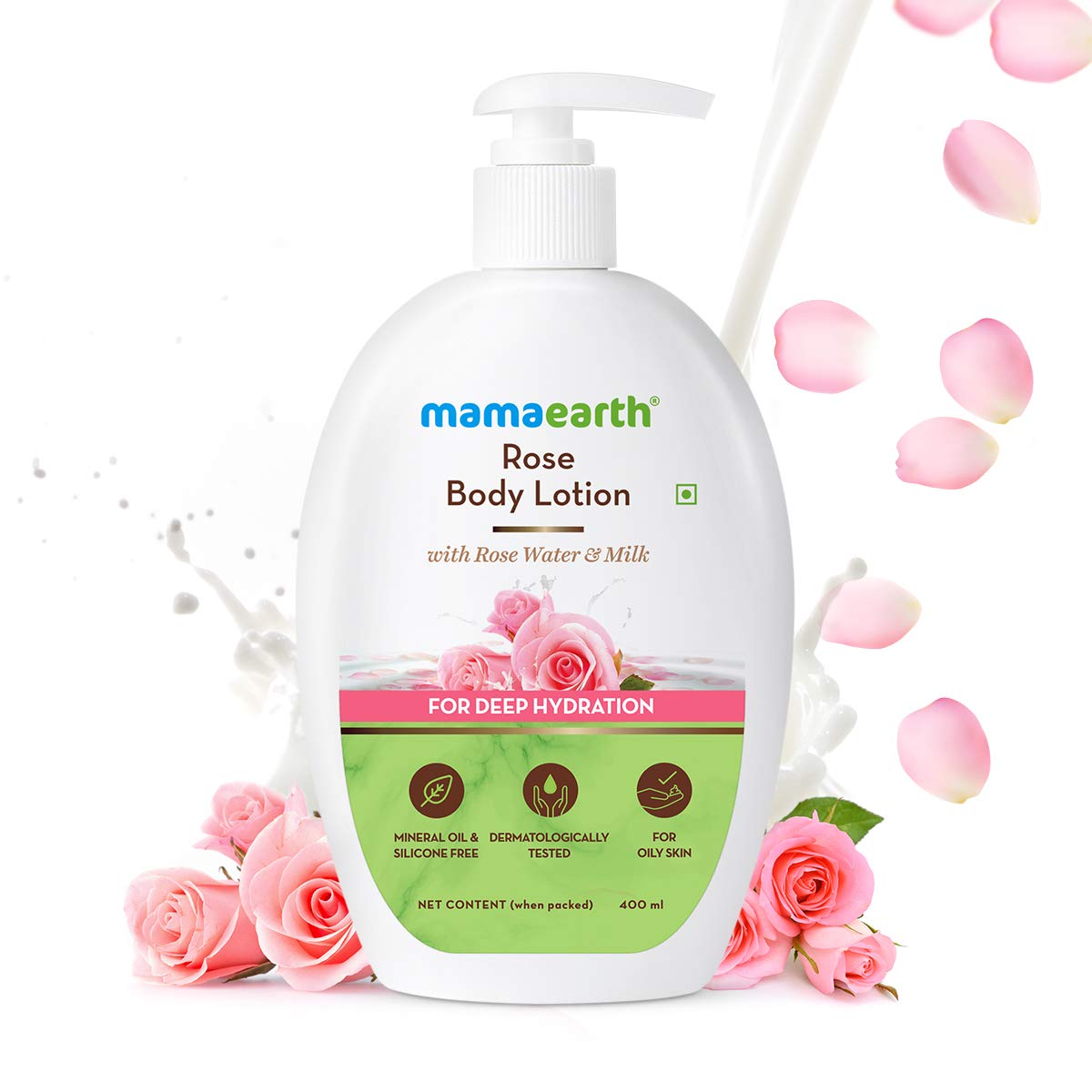 Mamaearth Rose Body Lotion with (400ml)
