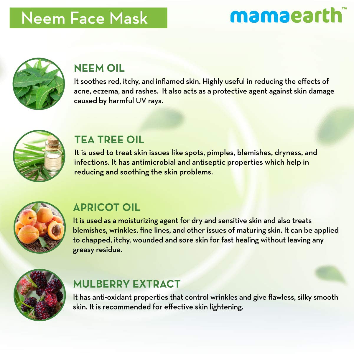 Mamaearth Neem Face Pack (100 ml)