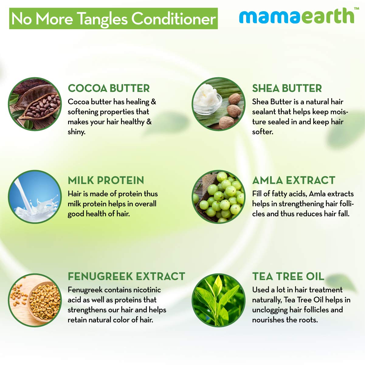 Mamaearth Hair Conditioner with Milk Protein (200ml)