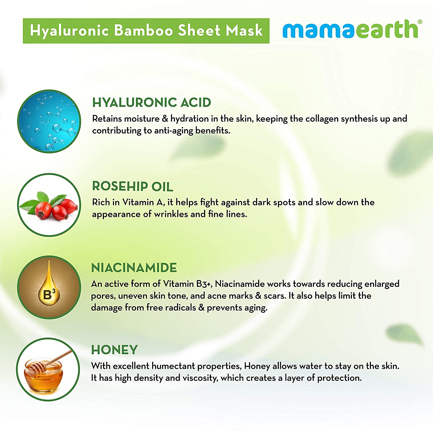 Mamaearth Sheet Mask for Oiliness, Pack of 2