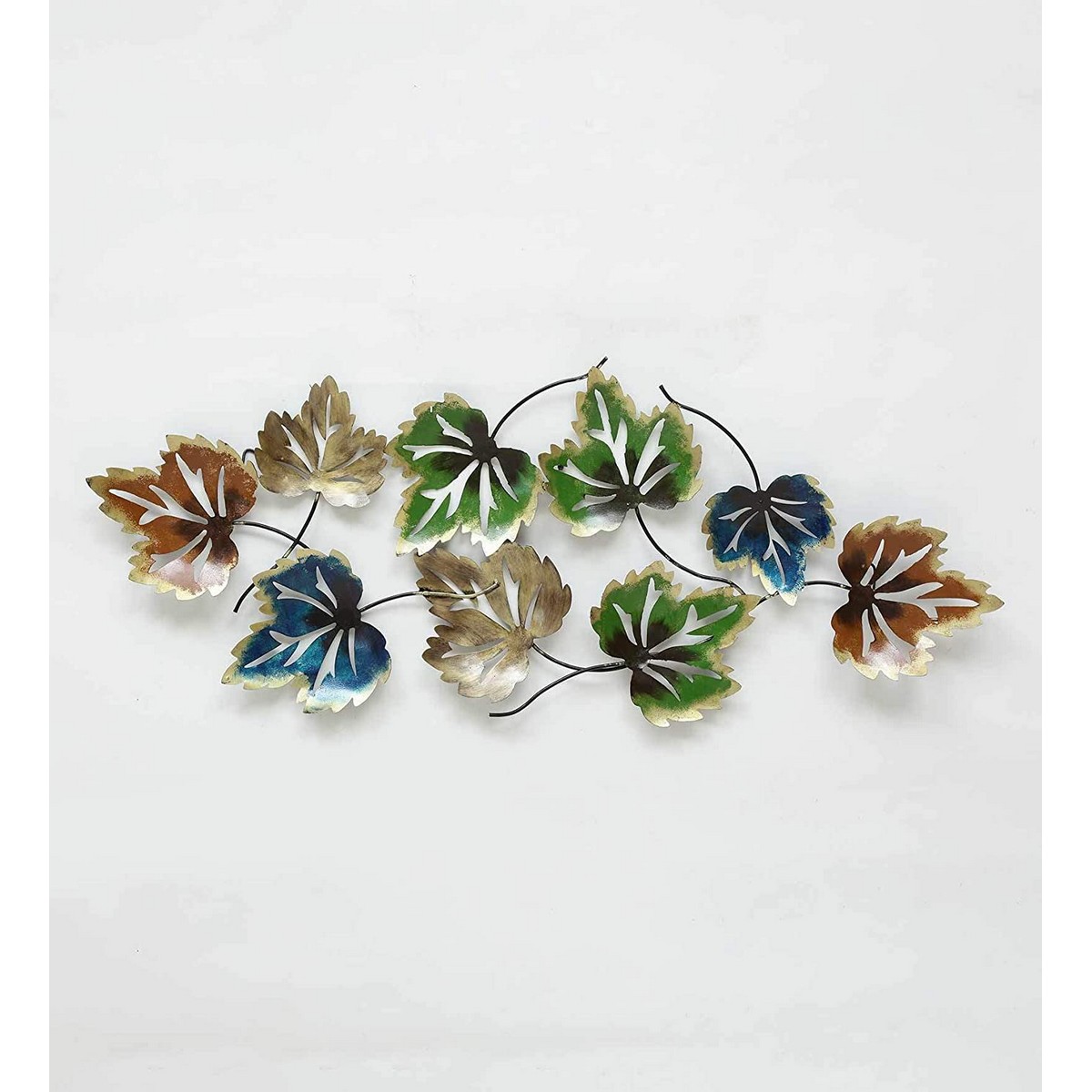 9 Colourful Maple Leaf Showpiece for Wall