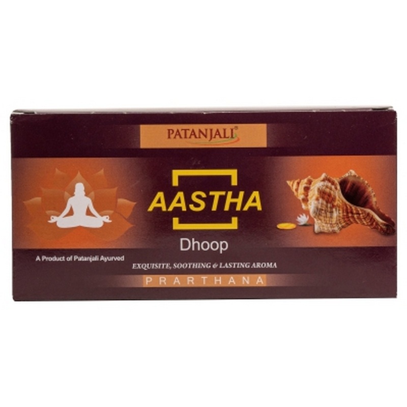 Patanjali Aastha Prarthana Dhoop (10 Sticks)