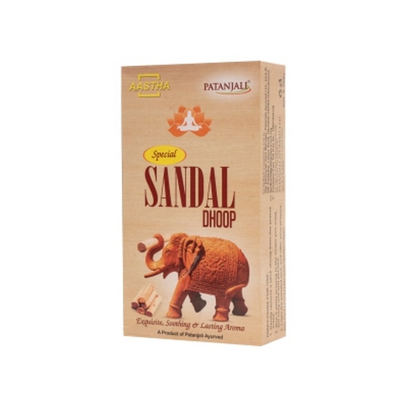 Patanjali Aastha Special Sandal Dhoop (10 N)