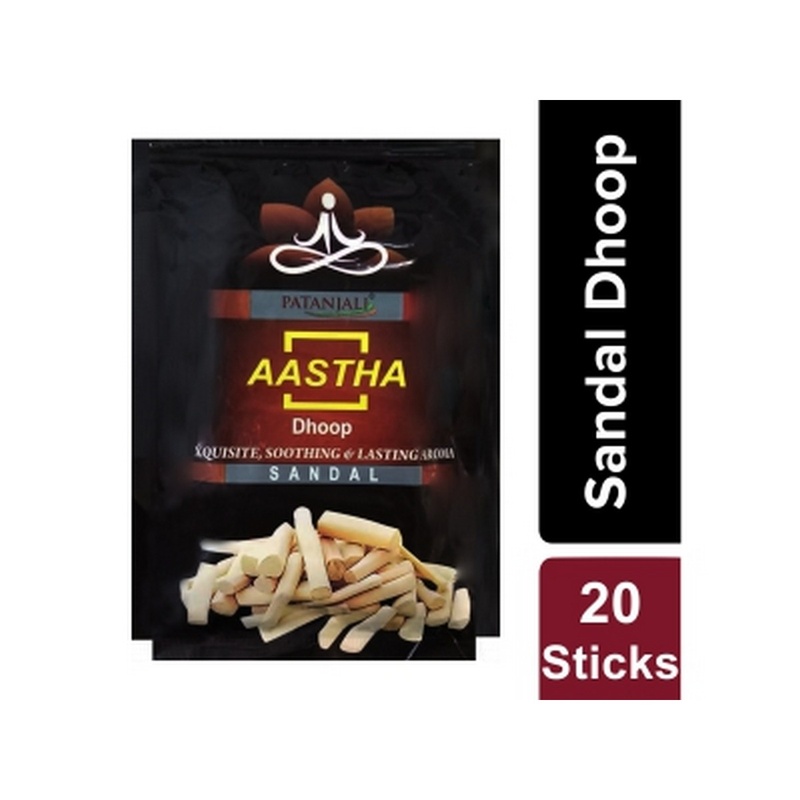 Patanjali Aastha Wet Dhoop Sandal (30 gm)