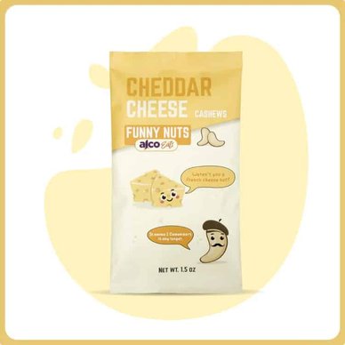Alco Foods Cheddar Cheese Cashews (43 grams)