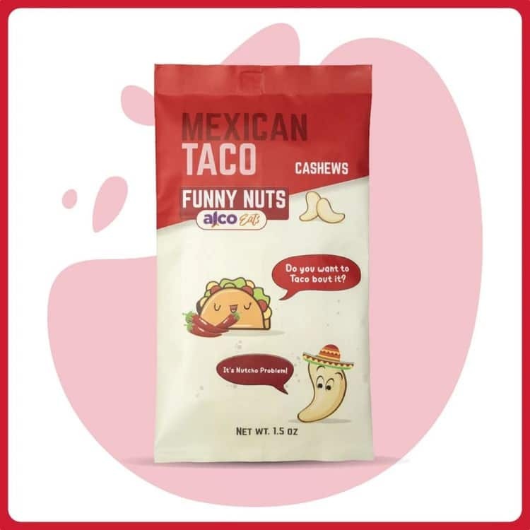 Alco Foods Mexican Taco Cashews (43 grams)
