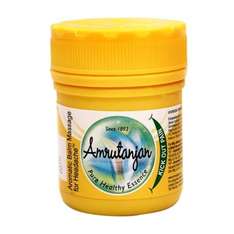 Amrutanjan Aromatic Headache Massage Balm (60 ml)