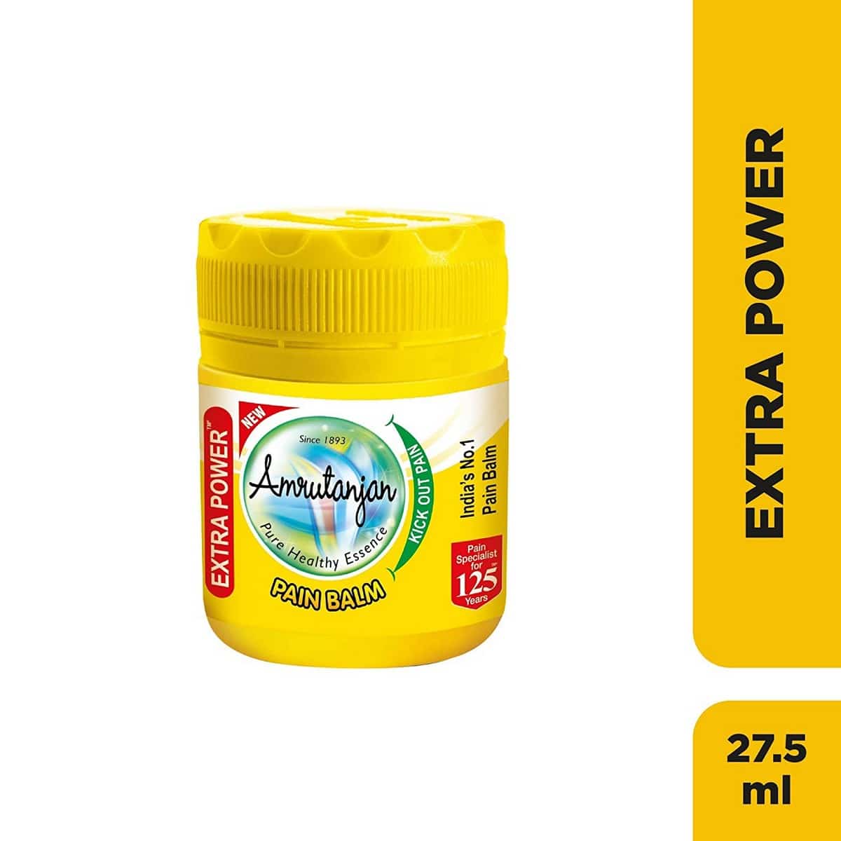 Amrutanjan Extra Power Pain Balm (27.5 Ml, Pack Of 2)