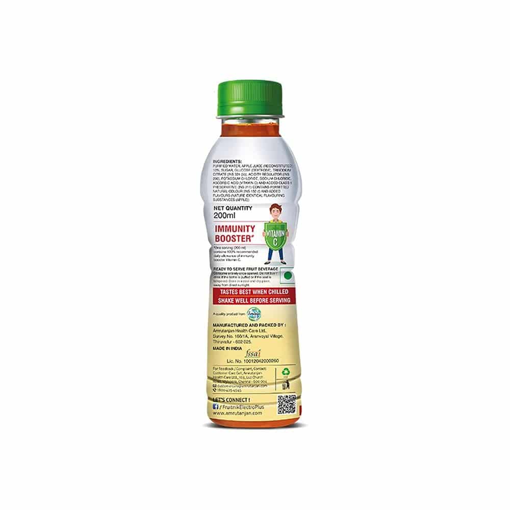 Amrutanjan Fruitnik Electro+ Ors Apple Drink (200 ml)