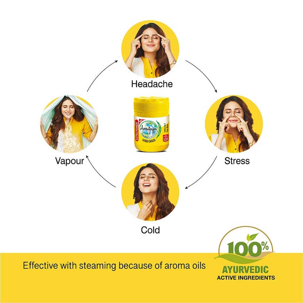 Amrutanjan Pain Balm Extra Power (50 ml)