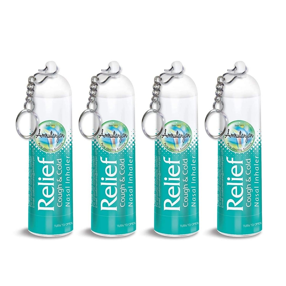 Amrutanjan Relief Nasal Inhaler ( Pack Of 4)