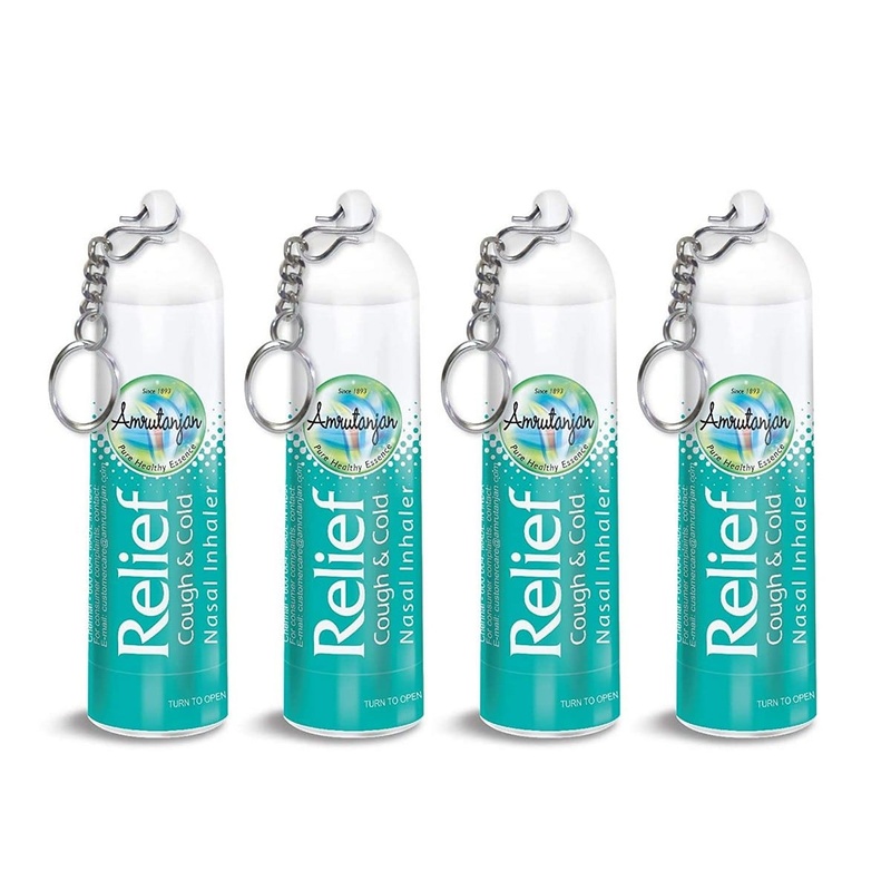 Amrutanjan Relief Nasal Inhaler ( Pack Of 4)