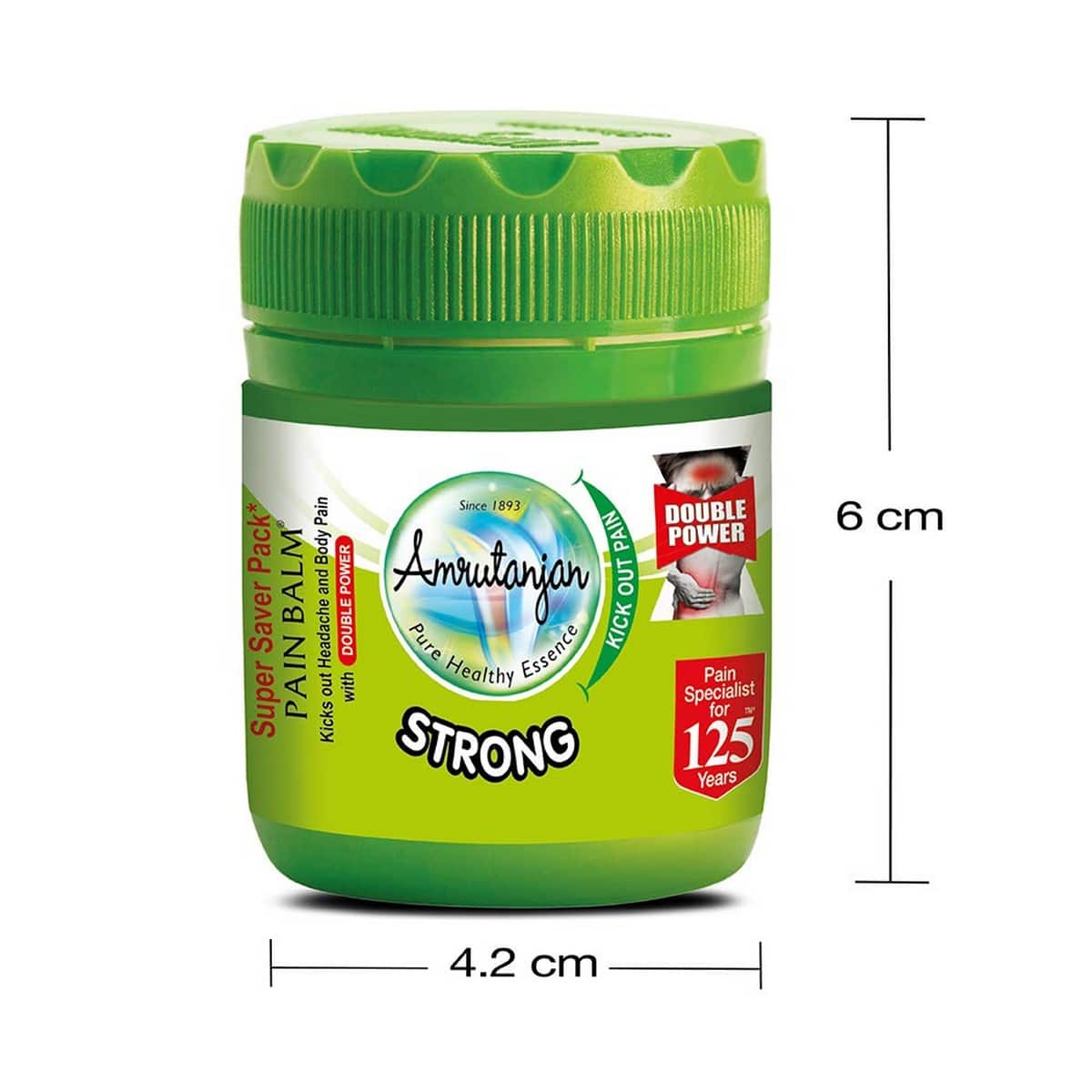 Amrutanjan Strong Pain Balm Double Power (50 ml)