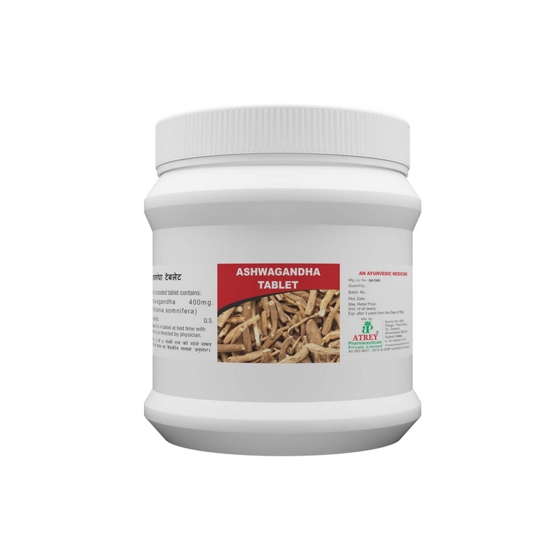 Atrey Ashwagandha 400mg For General Debility (1000 Tablets)