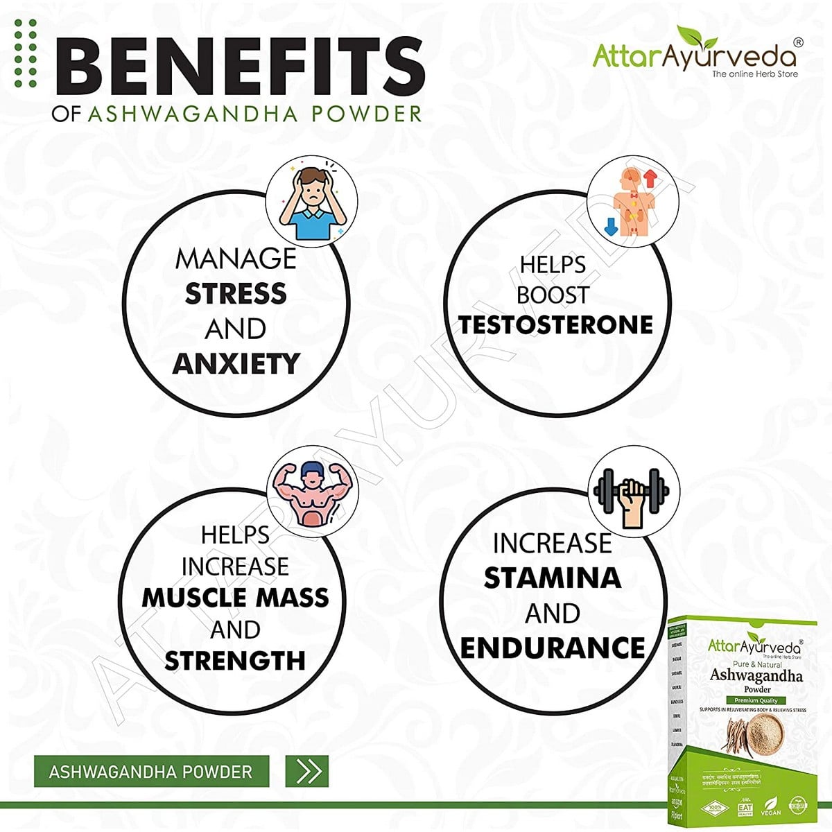 Attar Ayurveda Ashwagandha Powder (250 gm)