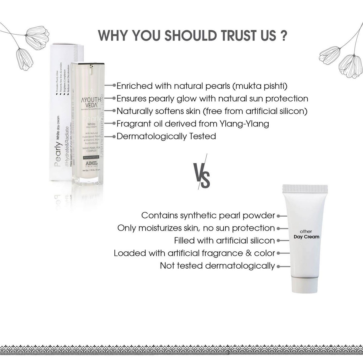 Ayouthveda Pearly White Day Cream (50 Gm)