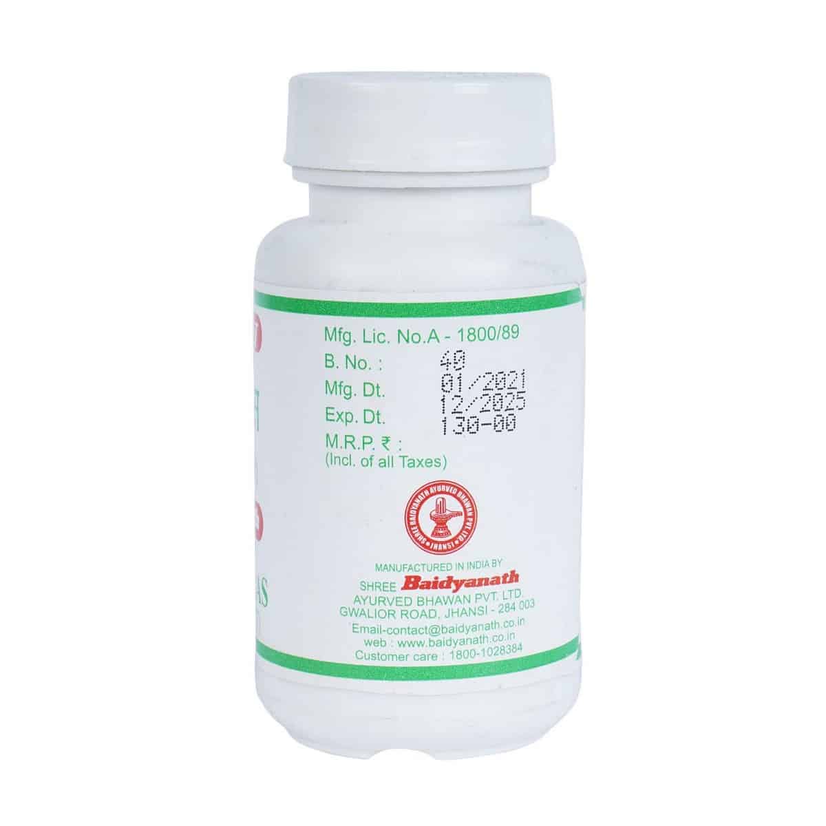 Baidyanath Jhansi Mugdha Ras (60 Tab)