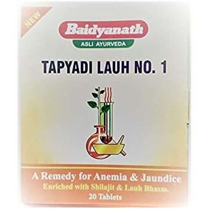 Baidyanath Jhansi Tapyadi Lauh No. 1 (40 Tablets)