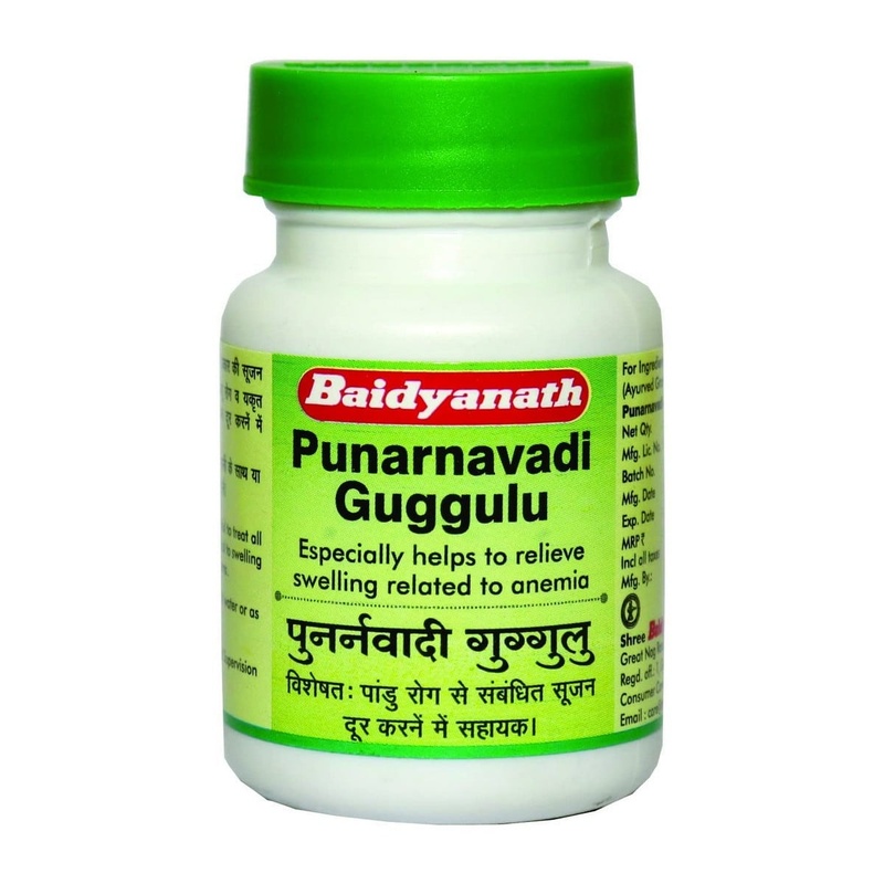 Baidyanath Punarnavadi Guggulu (80 Tablets)