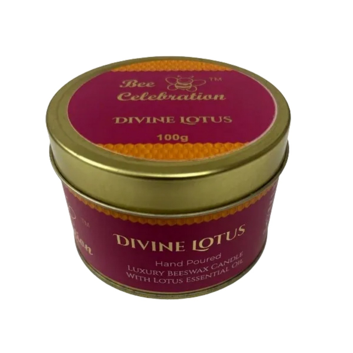Bee Celebration Divine Lotus Candle (100gm)