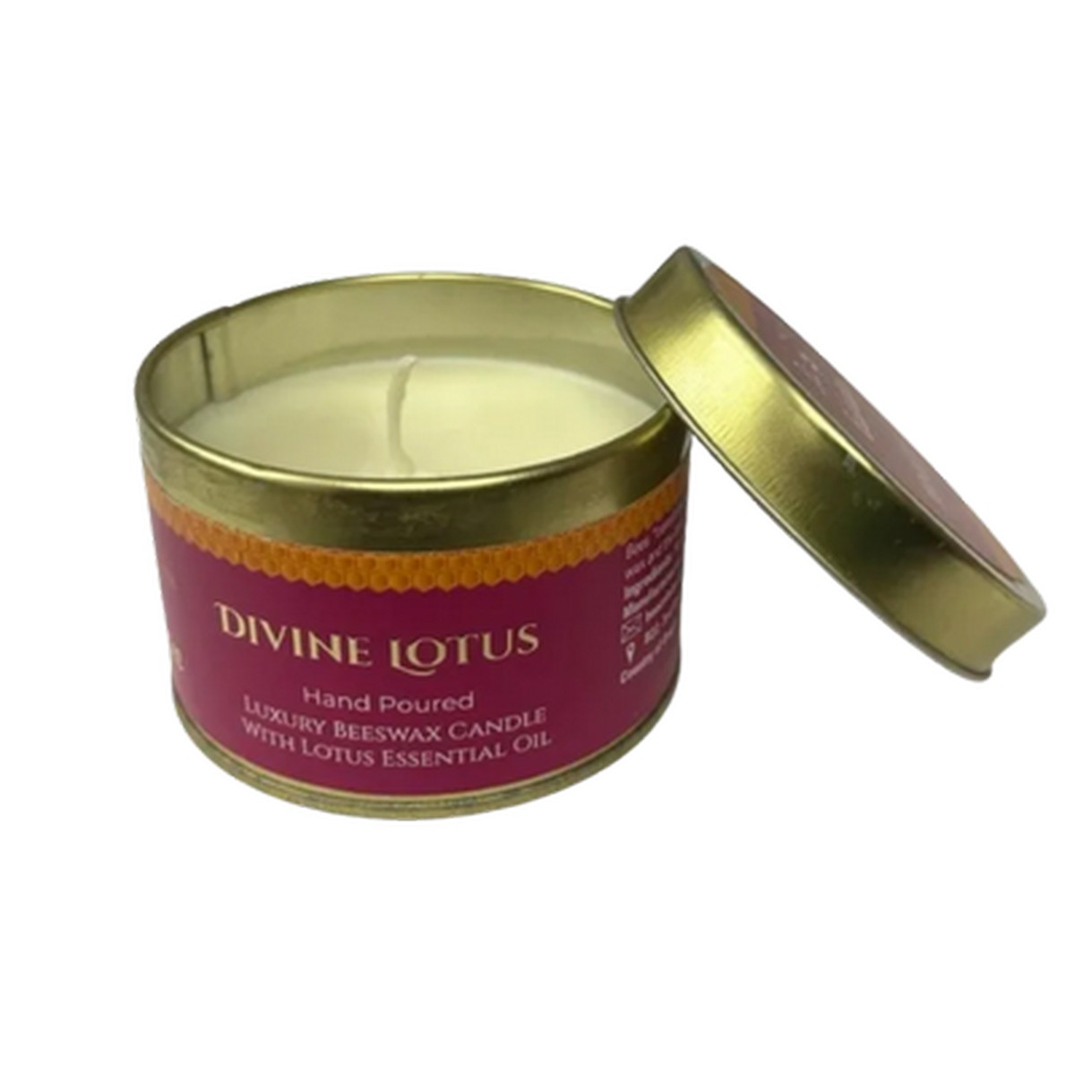 Bee Celebration Divine Lotus Candle (100gm)