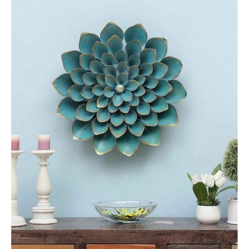 Big Size Aster Flower Shaped Wall Art