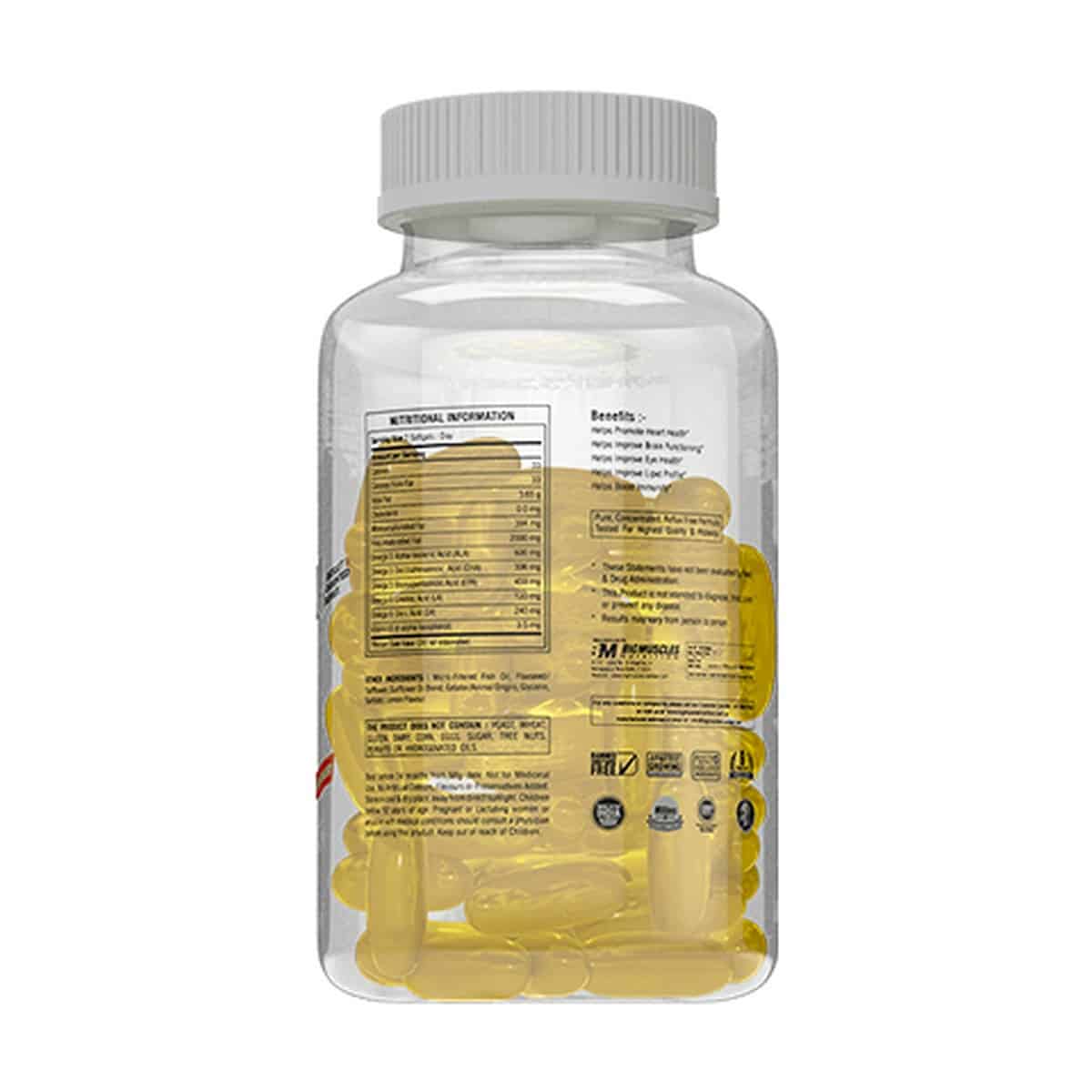Bigmuscles Nutrition Real Fish Oil - Triple Strength (90 Capsules)
