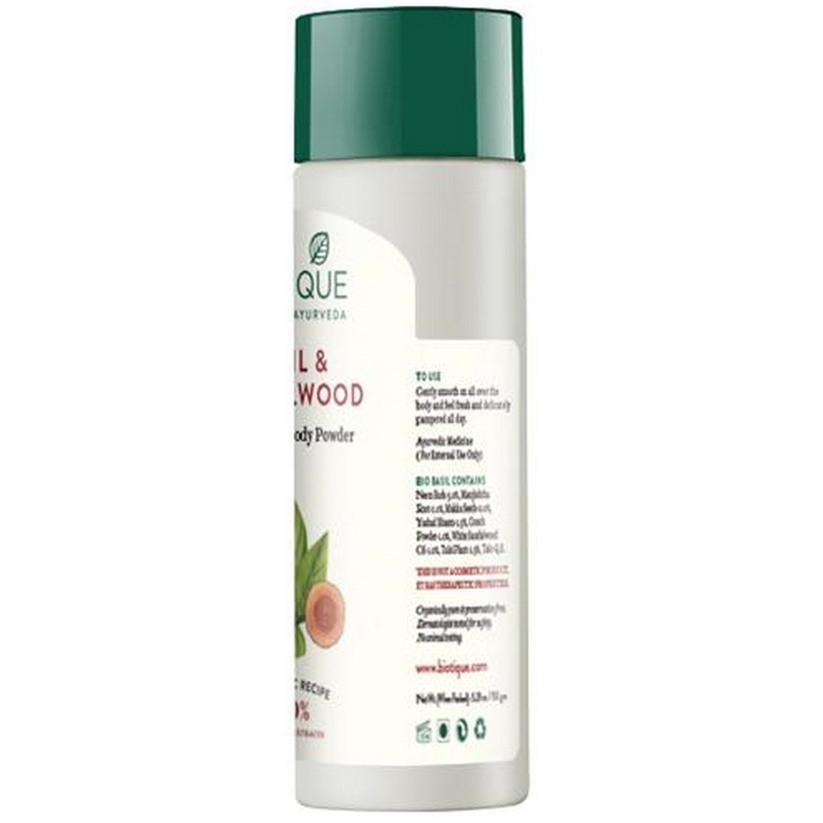 Biotique Basil & Sandalwood Body Powder (150gm)