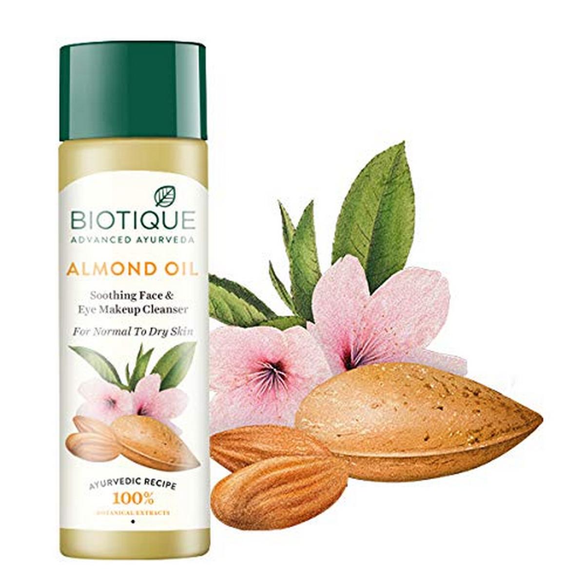 Biotique Almond Oil Face &Â Eye Makeup CleanserÂ (120ml)