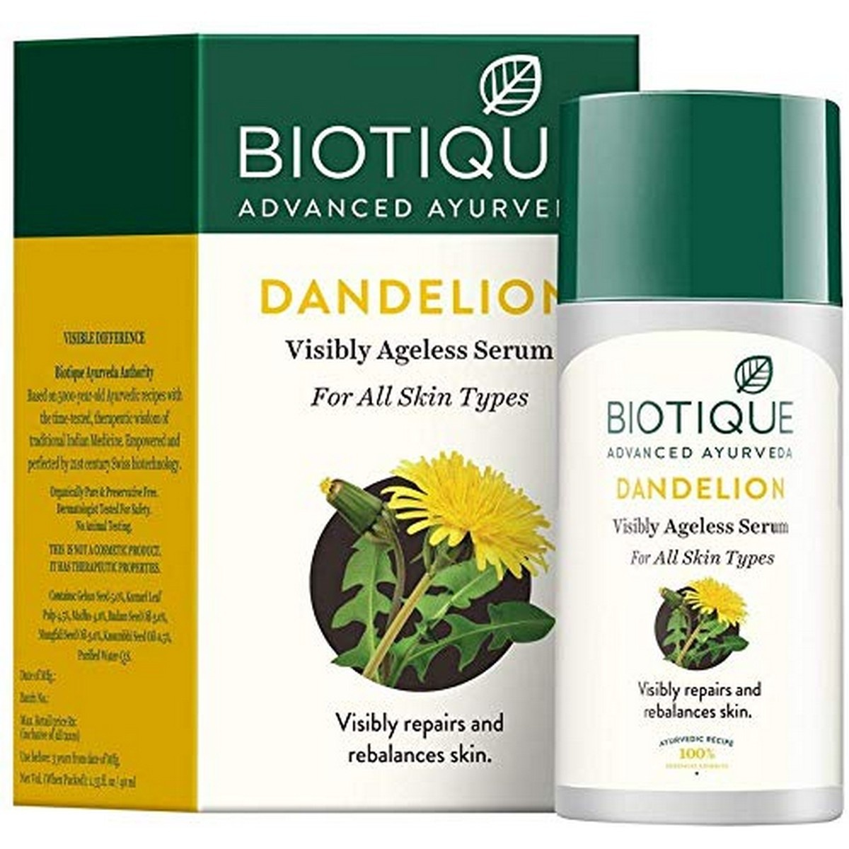 Biotique Dandelion Visibly Ageless Serum (40 ml)
