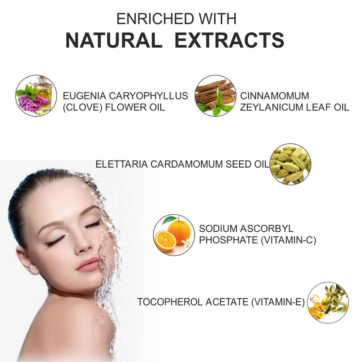 Body Gold Face Wash - Clove & Cardamom For Oily To Normal Skin (100 ml)