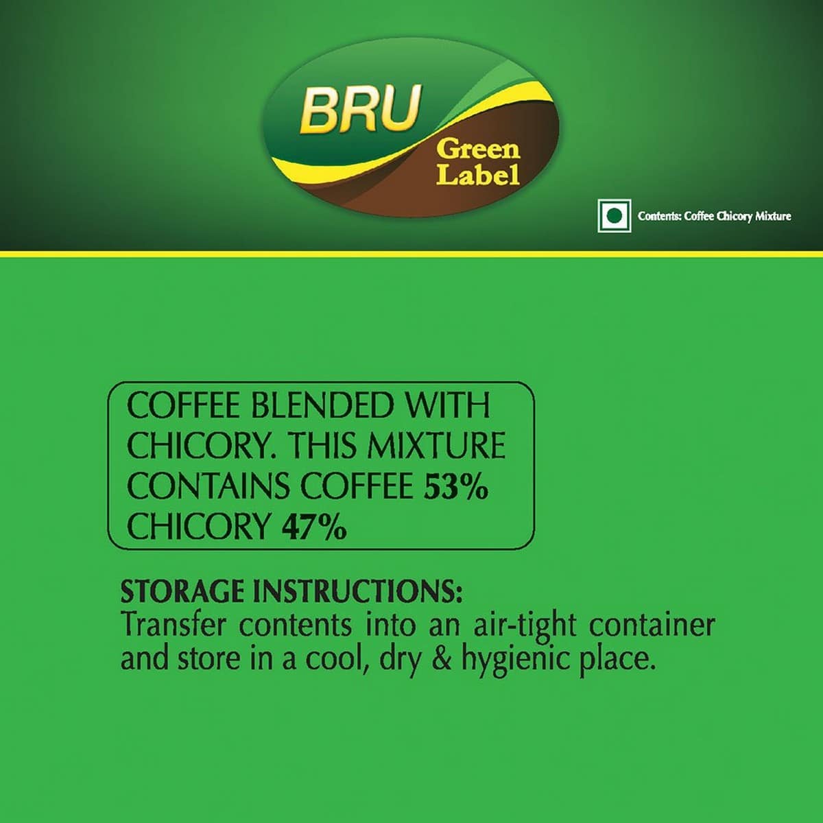 Bru Green Label Filter Coffee Powder (500 grams)