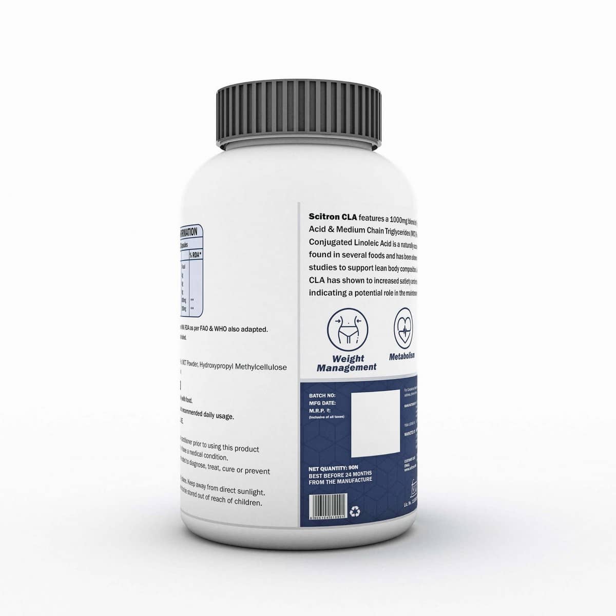 Scitron CLA Core + MCT Weight Management (90 Capsules)