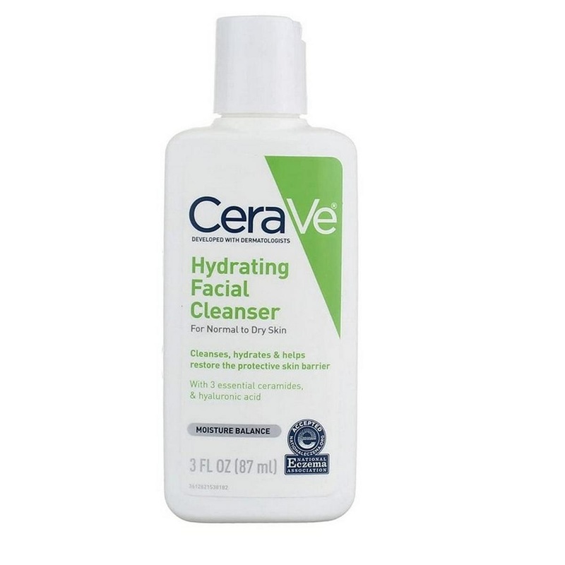 Cerave Facial Cleanser, Hydrating Cleanser (3 Ounce)