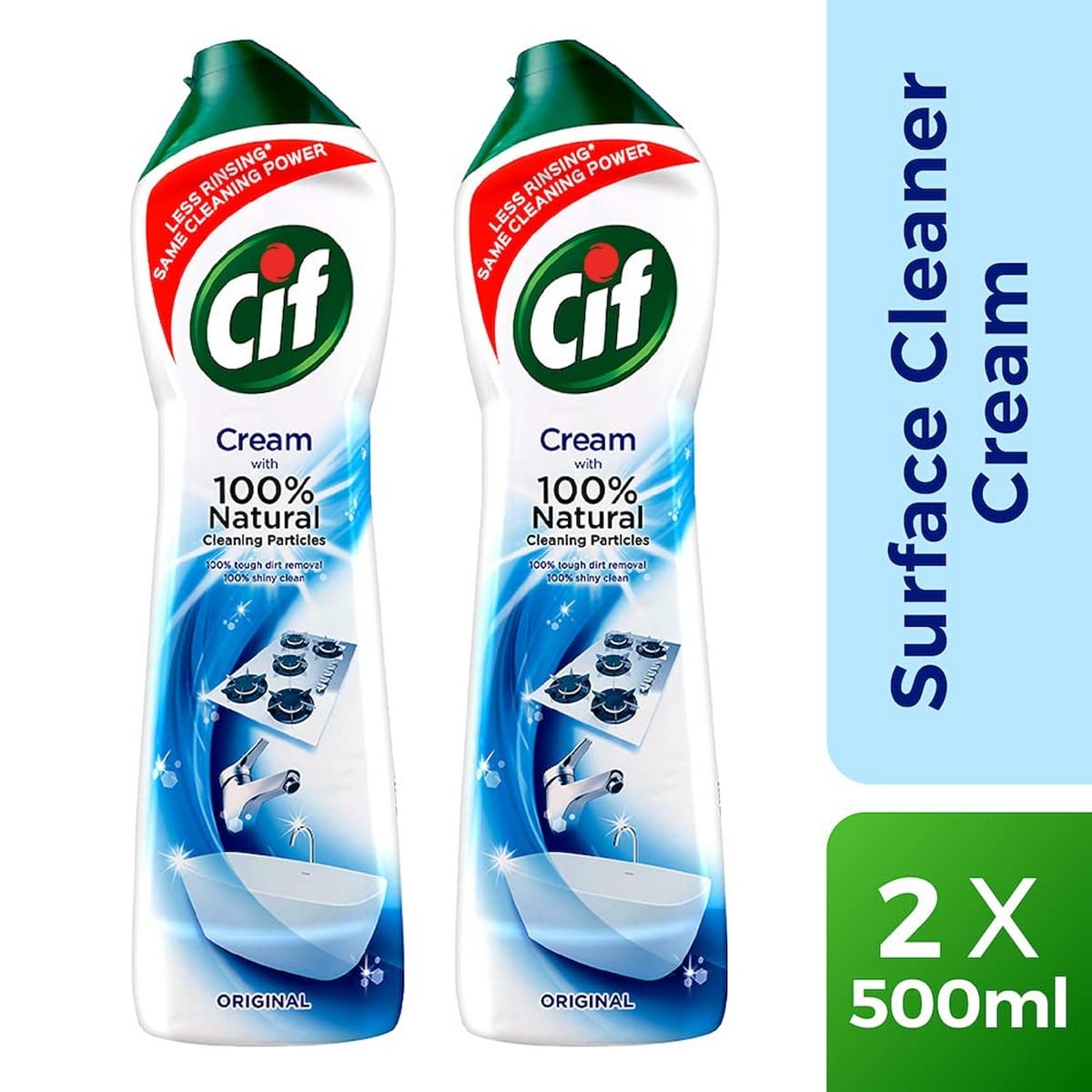Cif Multipurpose Surface Cleaner Cream (2x500 ml)