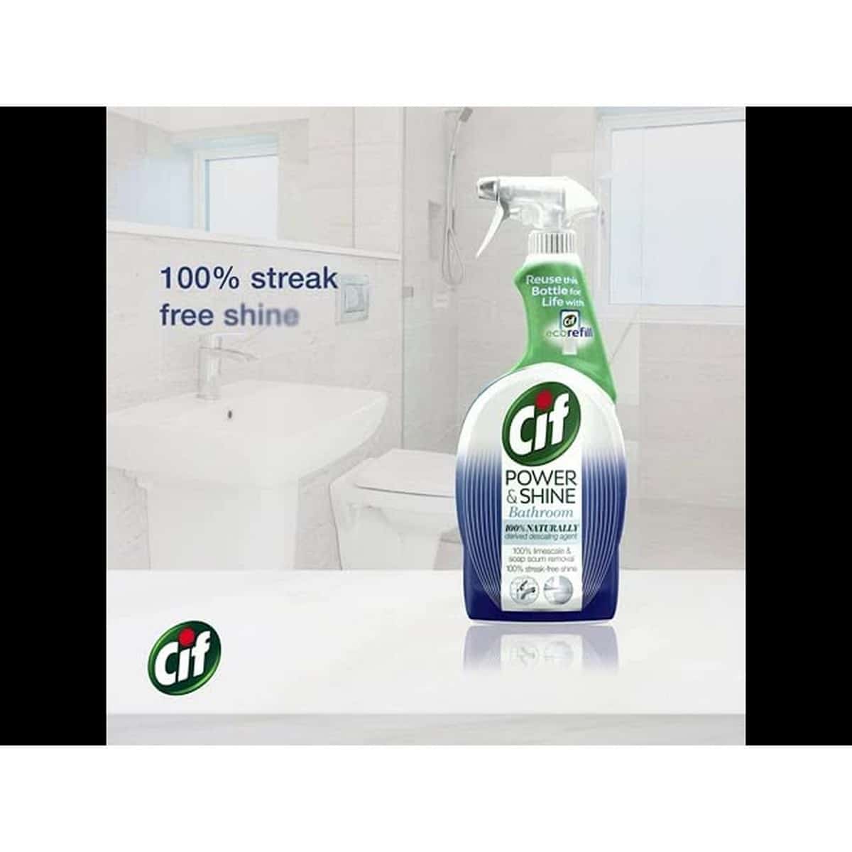 Cif Power & Shine Bathroom Cleaner (Pack of 2)
