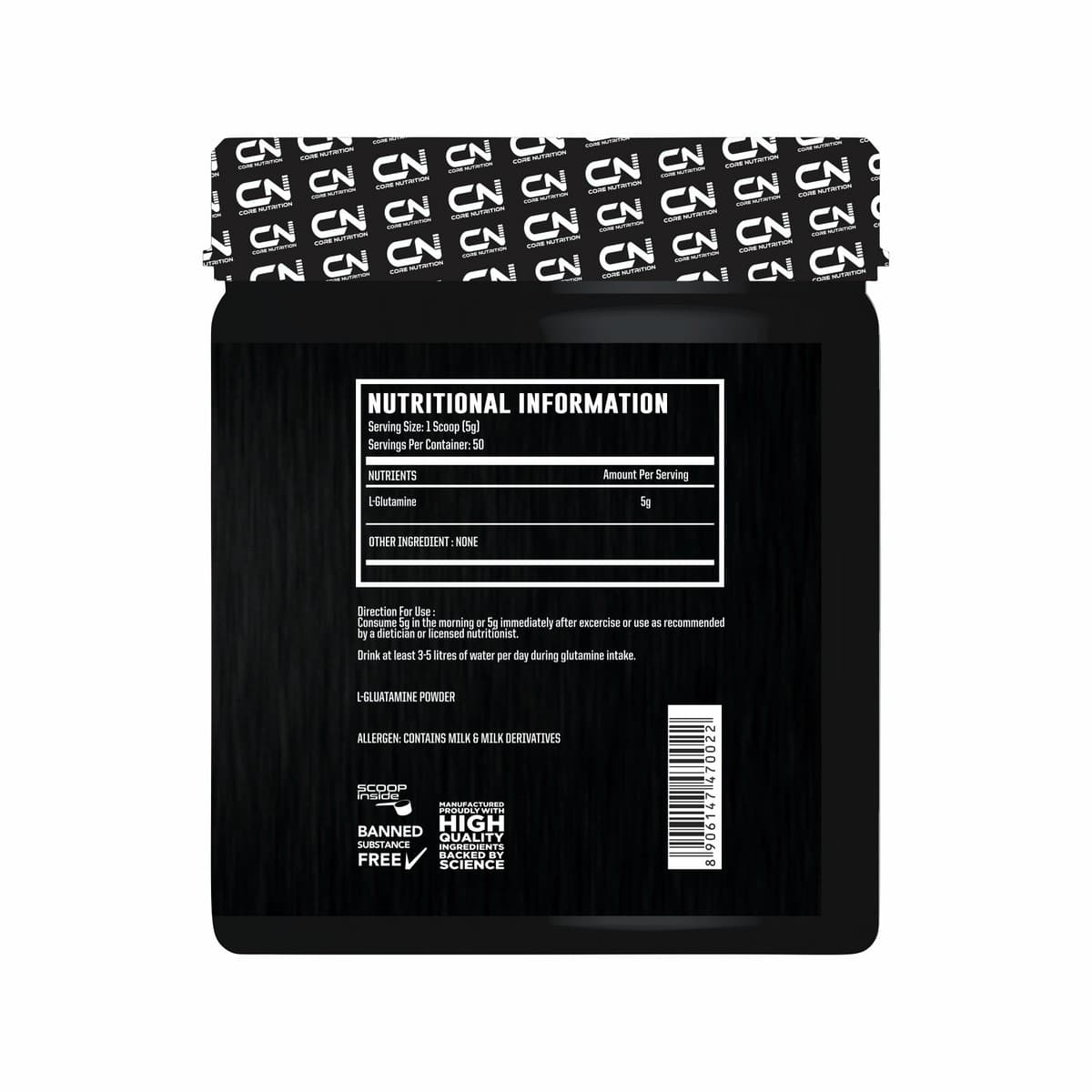 Core NutritionÂ Extreme Power L-Glutamine (250 gm)