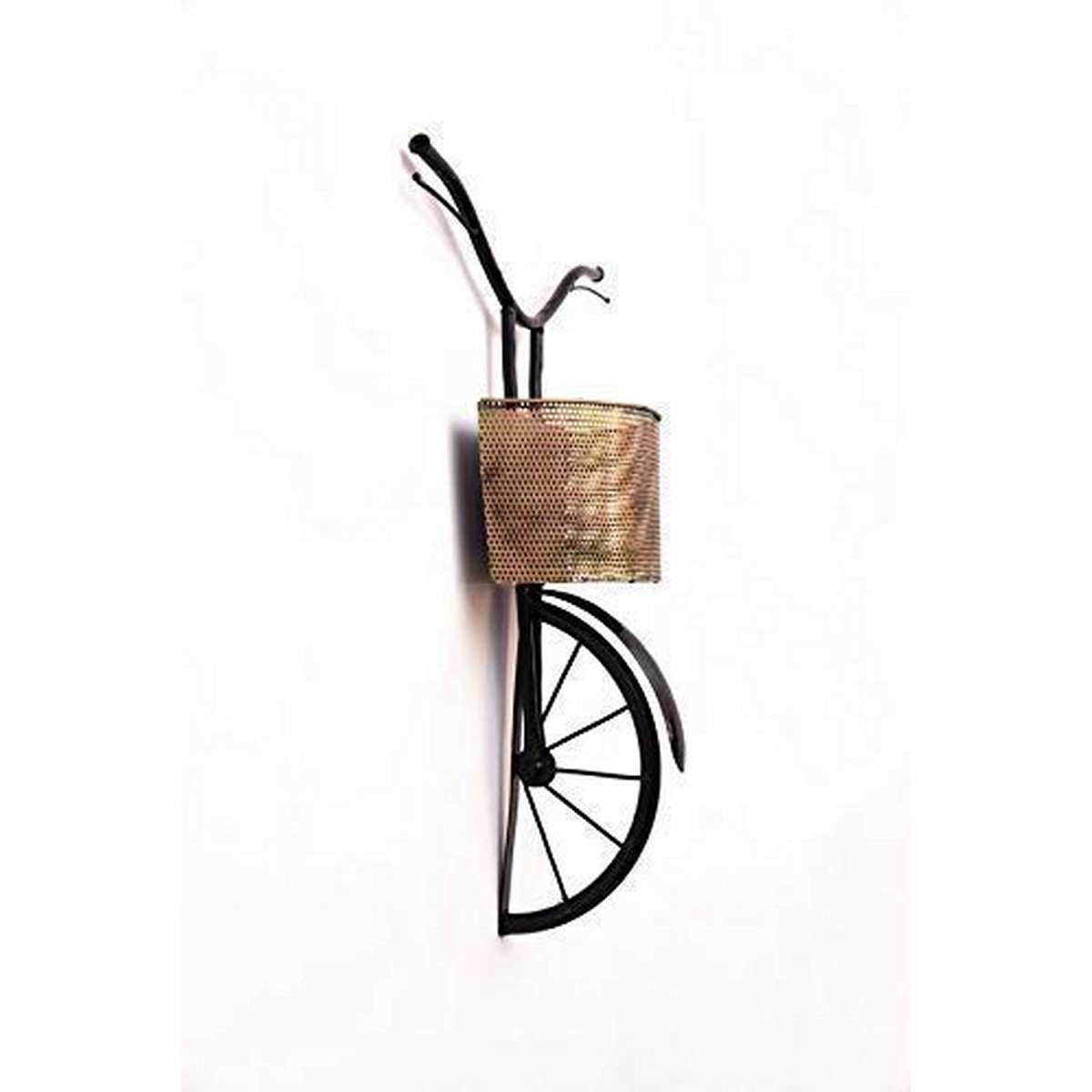 Black Cycle Decor Basket for Wall Decorative