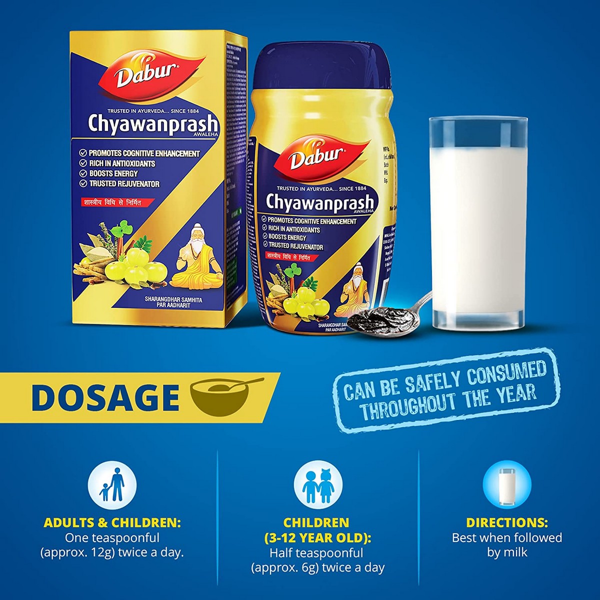 Dabur Chyawanprash- Sharangdhar Samhita ( 500 gram)