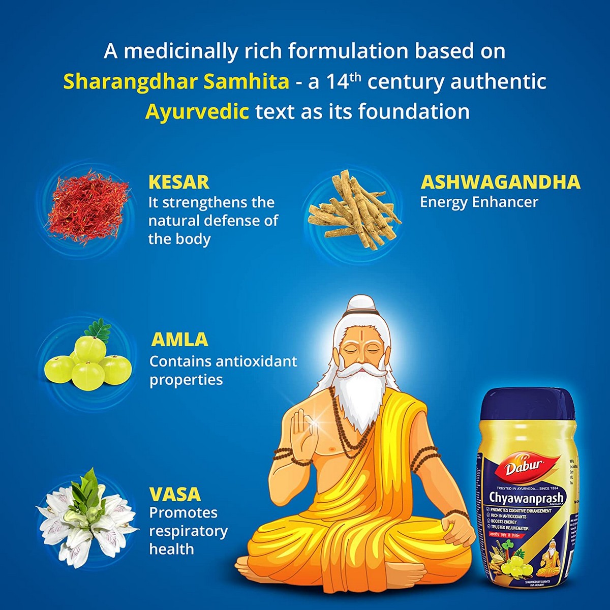 Dabur Chyawanprash- Sharangdhar Samhita ( 500 gram)