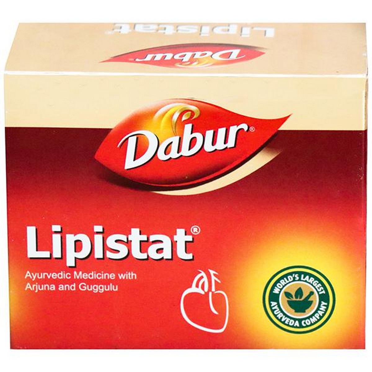Dabur Lipistat Capsule with Arjuna & Guggulu For Heart Health (10 Capsules)