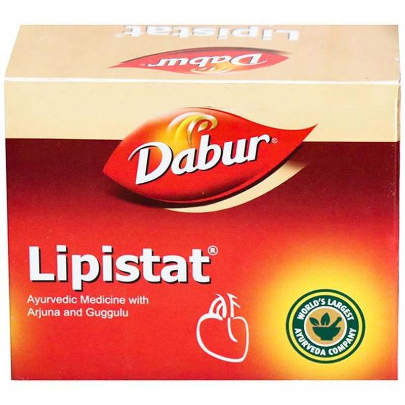 Dabur Lipistat Capsule with Arjuna & Guggulu For Heart Health (10 Capsules)