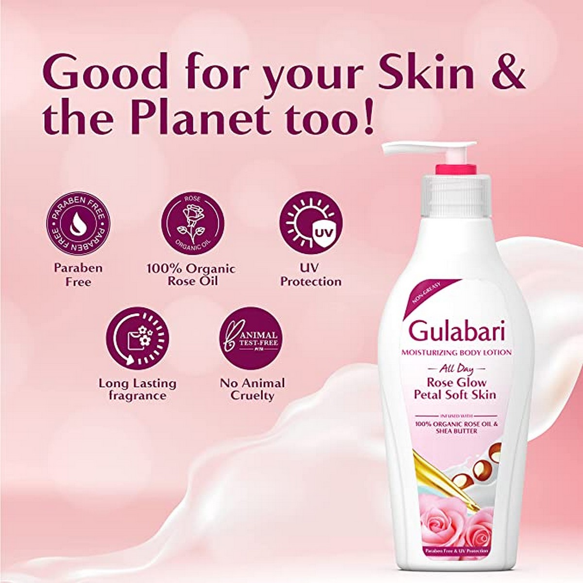 Dabur Moisturising Lotion ( 200 ml pack of 2)