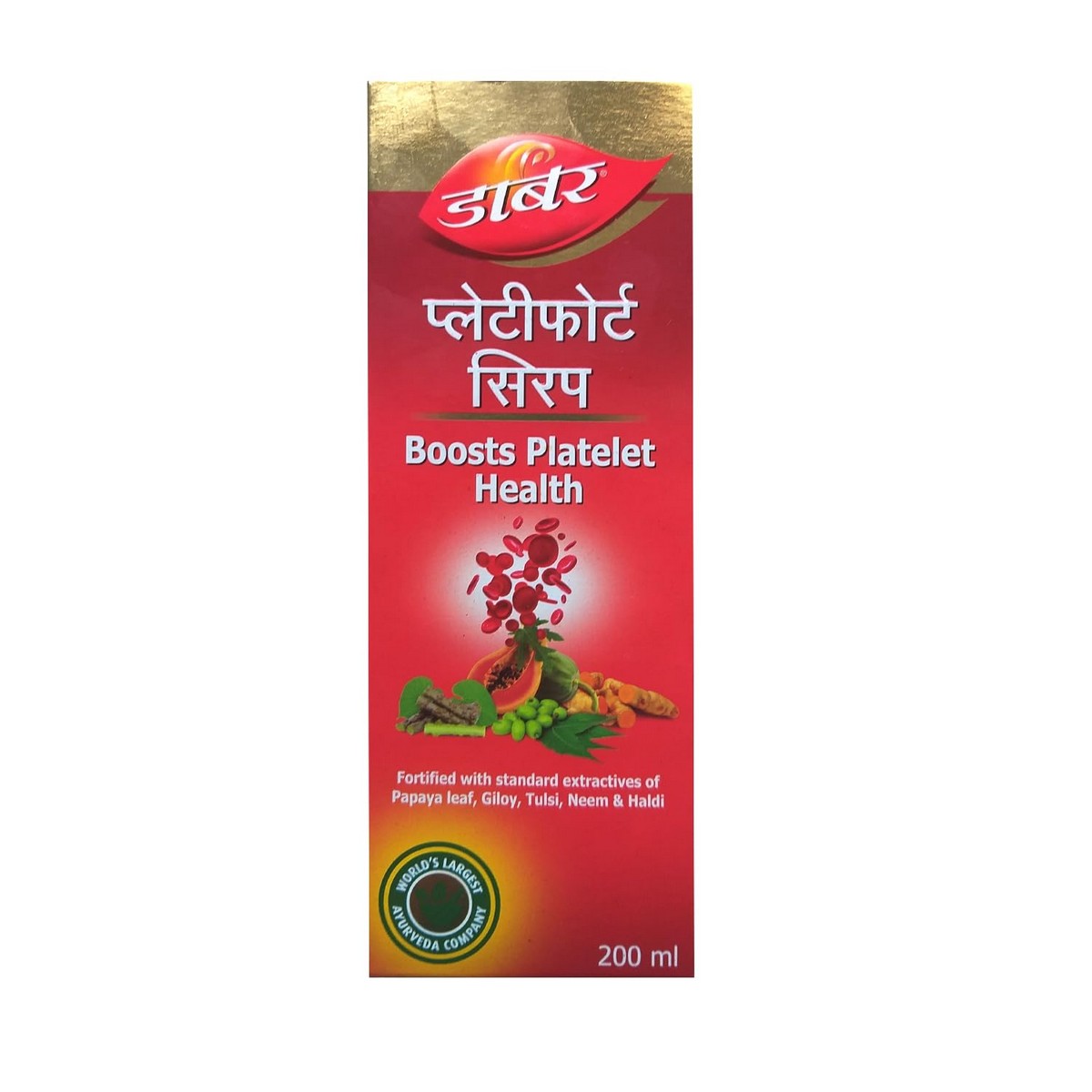 Dabur Platiforte Syrup for Platelet Health (200 ml)