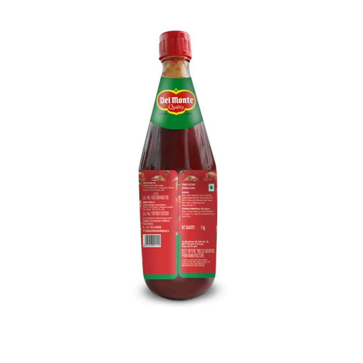 Del Monte Tomato Ketchup Bottle (1 kg)ï¿¼ï¿¼