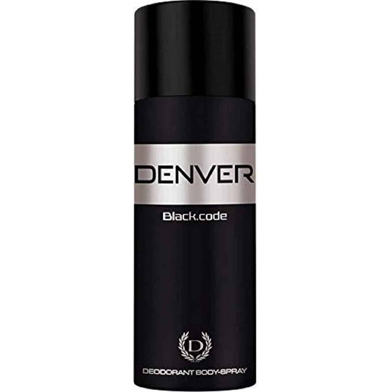 Denver Black Code Deodorant For Men (150 ml)